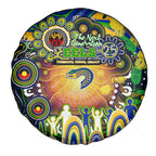 NAIDOC Week 2025 Eels Rugby Spare Tire Cover Aboriginal Dot Painting