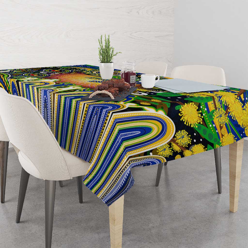 NAIDOC Week 2025 Eels Rugby Tablecloth Aboriginal Dot Painting