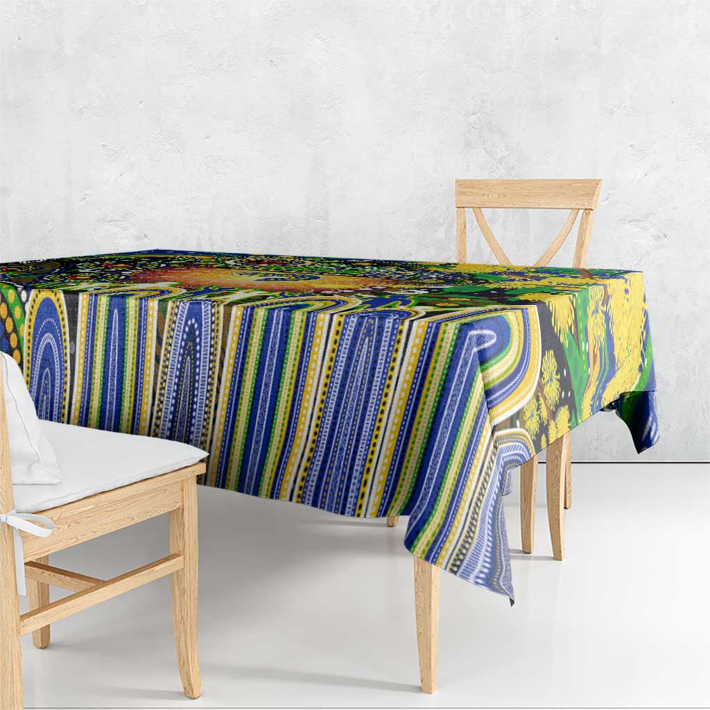 NAIDOC Week 2025 Eels Rugby Tablecloth Aboriginal Dot Painting