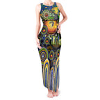 Personalised NAIDOC Week 2025 Eels Rugby Tank Maxi Dress Aboriginal Dot Painting