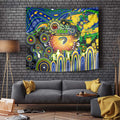 NAIDOC Week 2025 Eels Rugby Tapestry Aboriginal Dot Painting