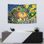 NAIDOC Week 2025 Eels Rugby Tapestry Aboriginal Dot Painting