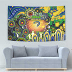 NAIDOC Week 2025 Eels Rugby Tapestry Aboriginal Dot Painting