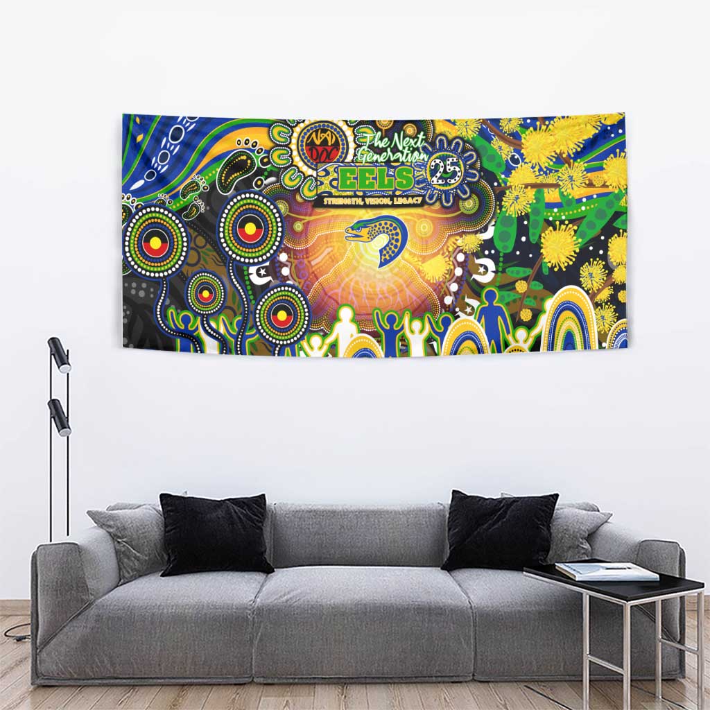 NAIDOC Week 2025 Eels Rugby Tapestry Aboriginal Dot Painting