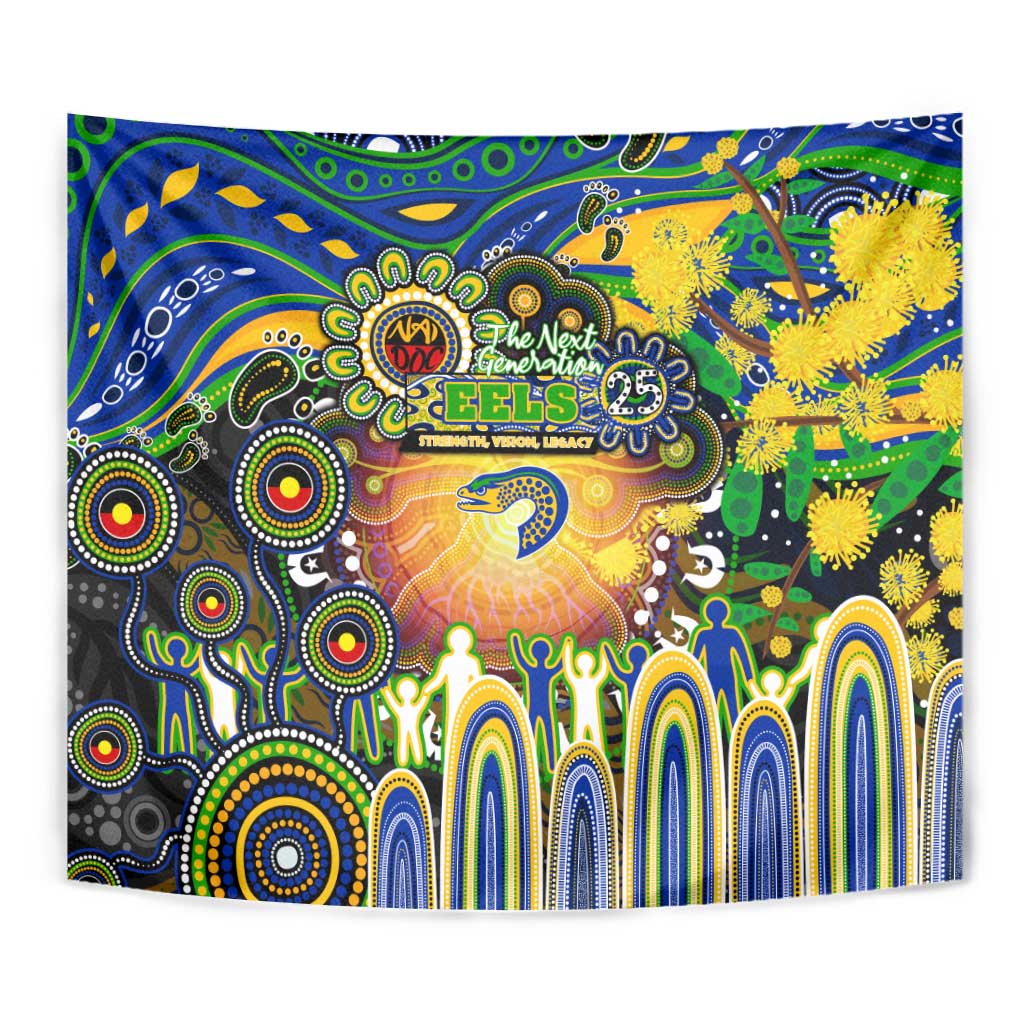 NAIDOC Week 2025 Eels Rugby Tapestry Aboriginal Dot Painting