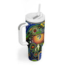 NAIDOC Week 2025 Eels Rugby Tumbler With Handle Aboriginal Dot Painting