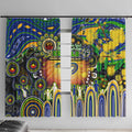 NAIDOC Week 2025 Eels Rugby Window Curtain Aboriginal Dot Painting