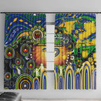 NAIDOC Week 2025 Eels Rugby Window Curtain Aboriginal Dot Painting
