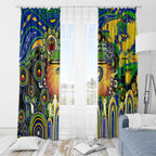 NAIDOC Week 2025 Eels Rugby Window Curtain Aboriginal Dot Painting