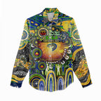 Personalised NAIDOC Week 2025 Eels Rugby Women Casual Shirt Aboriginal Dot Painting