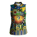 Personalised NAIDOC Week 2025 Eels Rugby Women Sleeveless Polo Shirt Aboriginal Dot Painting