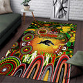 NAIDOC Week 2025 Panthers Rugby Area Rug Aboriginal Dot Painting