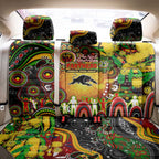 NAIDOC Week 2025 Panthers Rugby Back Car Seat Cover Aboriginal Dot Painting
