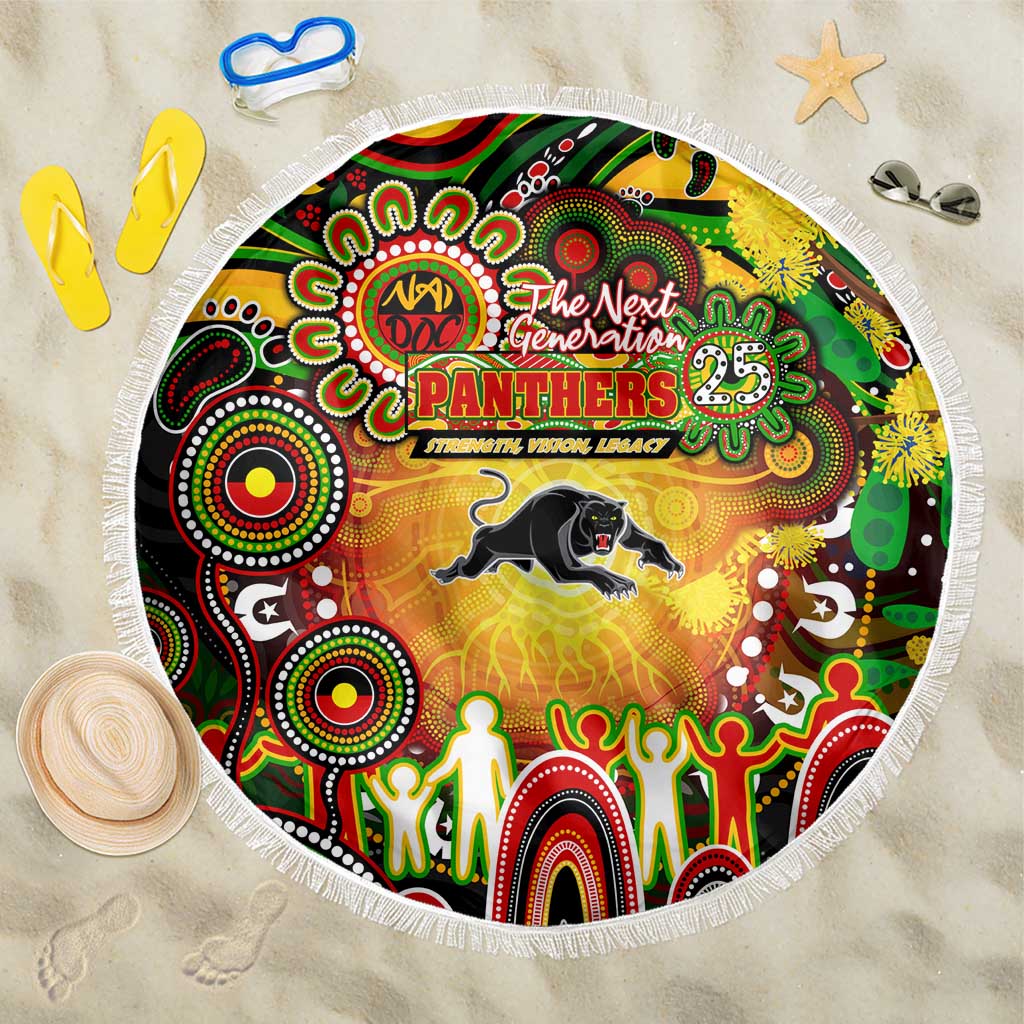 NAIDOC Week 2025 Panthers Rugby Beach Blanket Aboriginal Dot Painting