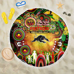 NAIDOC Week 2025 Panthers Rugby Beach Blanket Aboriginal Dot Painting