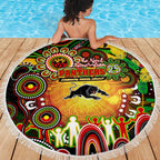 NAIDOC Week 2025 Panthers Rugby Beach Blanket Aboriginal Dot Painting