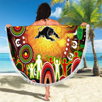 NAIDOC Week 2025 Panthers Rugby Beach Blanket Aboriginal Dot Painting