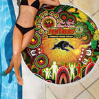 NAIDOC Week 2025 Panthers Rugby Beach Blanket Aboriginal Dot Painting