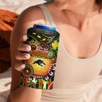NAIDOC Week 2025 Panthers Rugby 4 in 1 Can Cooler Tumbler Aboriginal Dot Painting