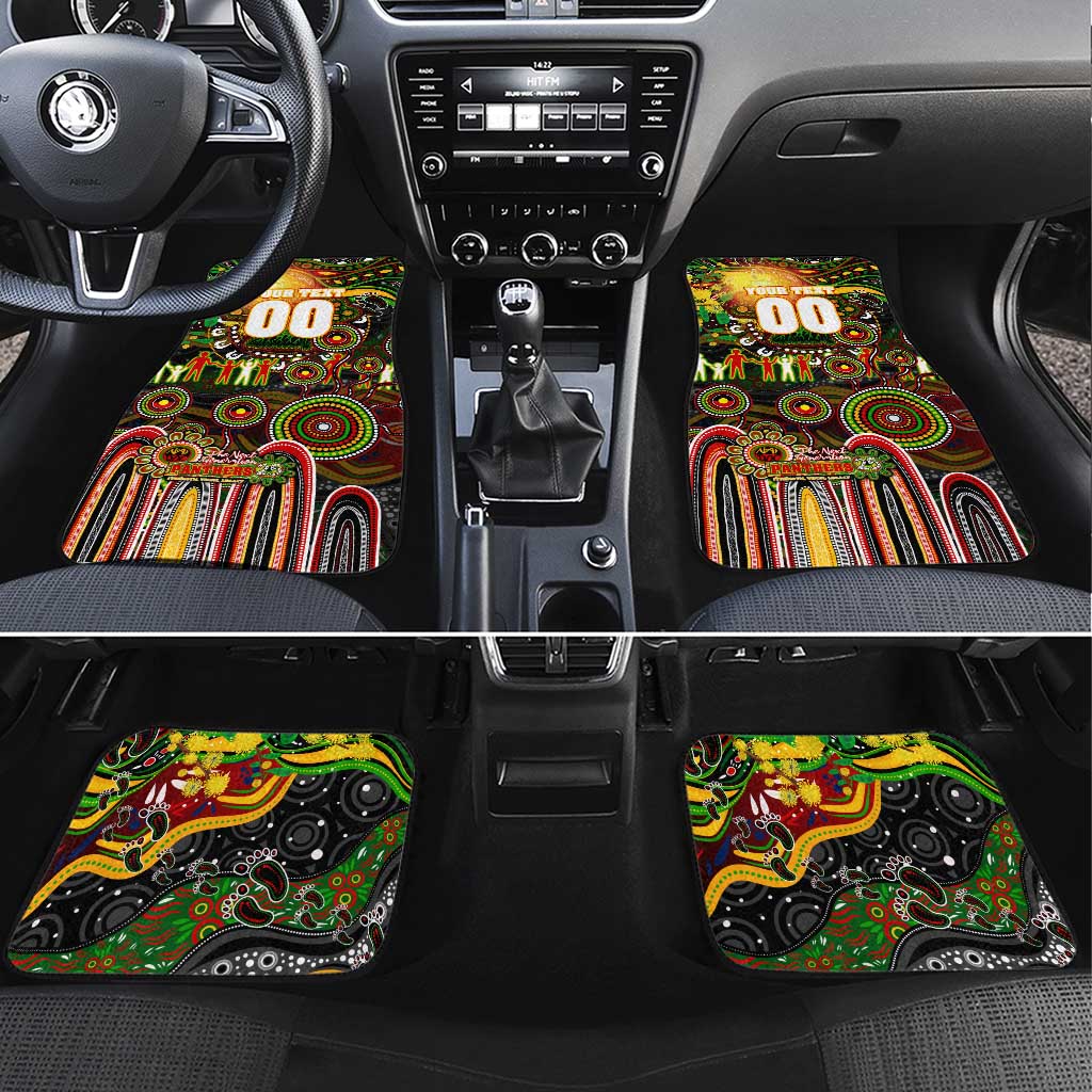 NAIDOC Week 2025 Panthers Rugby Car Mats Aboriginal Dot Painting