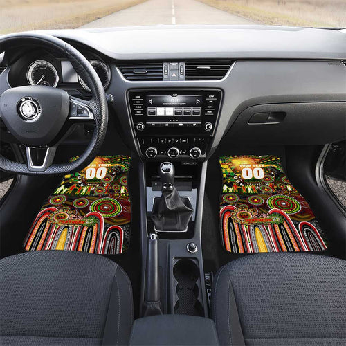 NAIDOC Week 2025 Panthers Rugby Car Mats Aboriginal Dot Painting