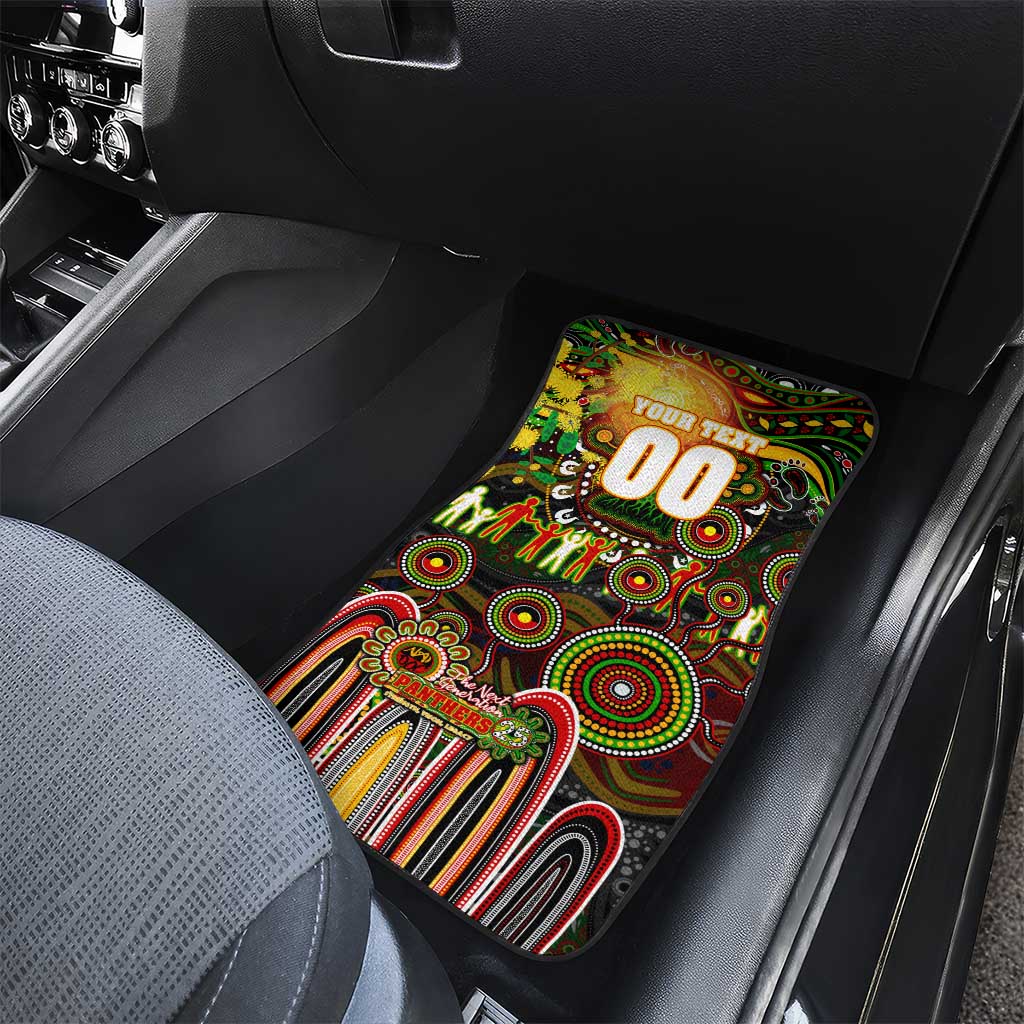 NAIDOC Week 2025 Panthers Rugby Car Mats Aboriginal Dot Painting