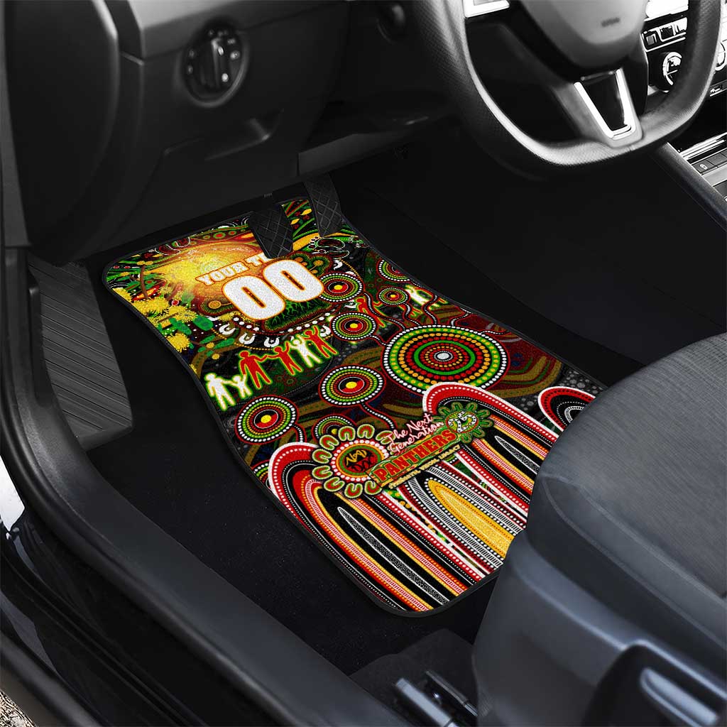 NAIDOC Week 2025 Panthers Rugby Car Mats Aboriginal Dot Painting