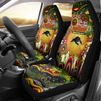NAIDOC Week 2025 Panthers Rugby Car Seat Cover Aboriginal Dot Painting