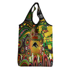 NAIDOC Week 2025 Panthers Rugby Grocery Bag Aboriginal Dot Painting