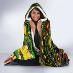 NAIDOC Week 2025 Panthers Rugby Hooded Blanket Aboriginal Dot Painting