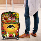 NAIDOC Week 2025 Panthers Rugby Luggage Cover Aboriginal Dot Painting