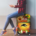 NAIDOC Week 2025 Panthers Rugby Luggage Cover Aboriginal Dot Painting