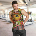 Personalised NAIDOC Week 2025 Panthers Rugby Men Tank Top Aboriginal Dot Painting