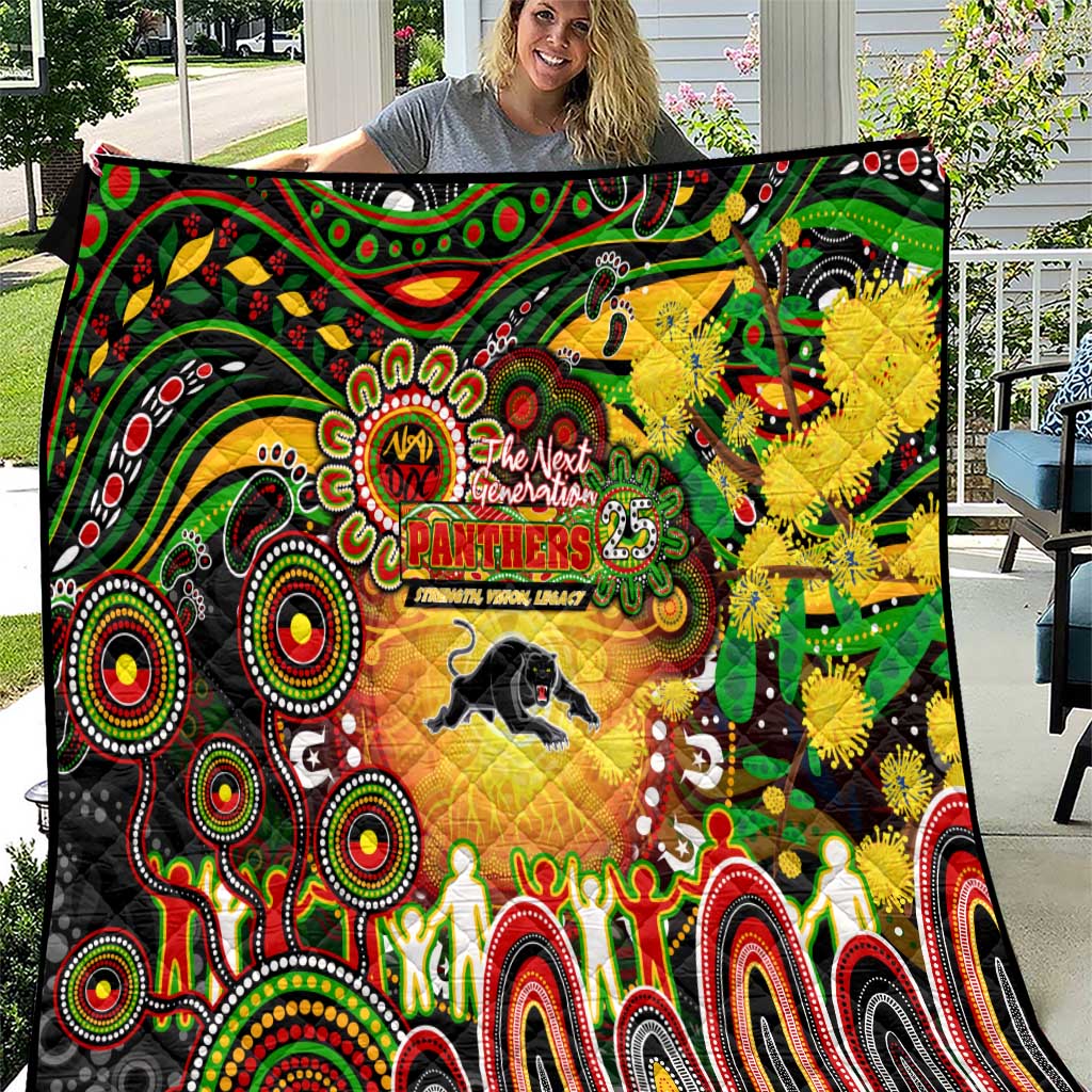 NAIDOC Week 2025 Panthers Rugby Quilt Aboriginal Dot Painting
