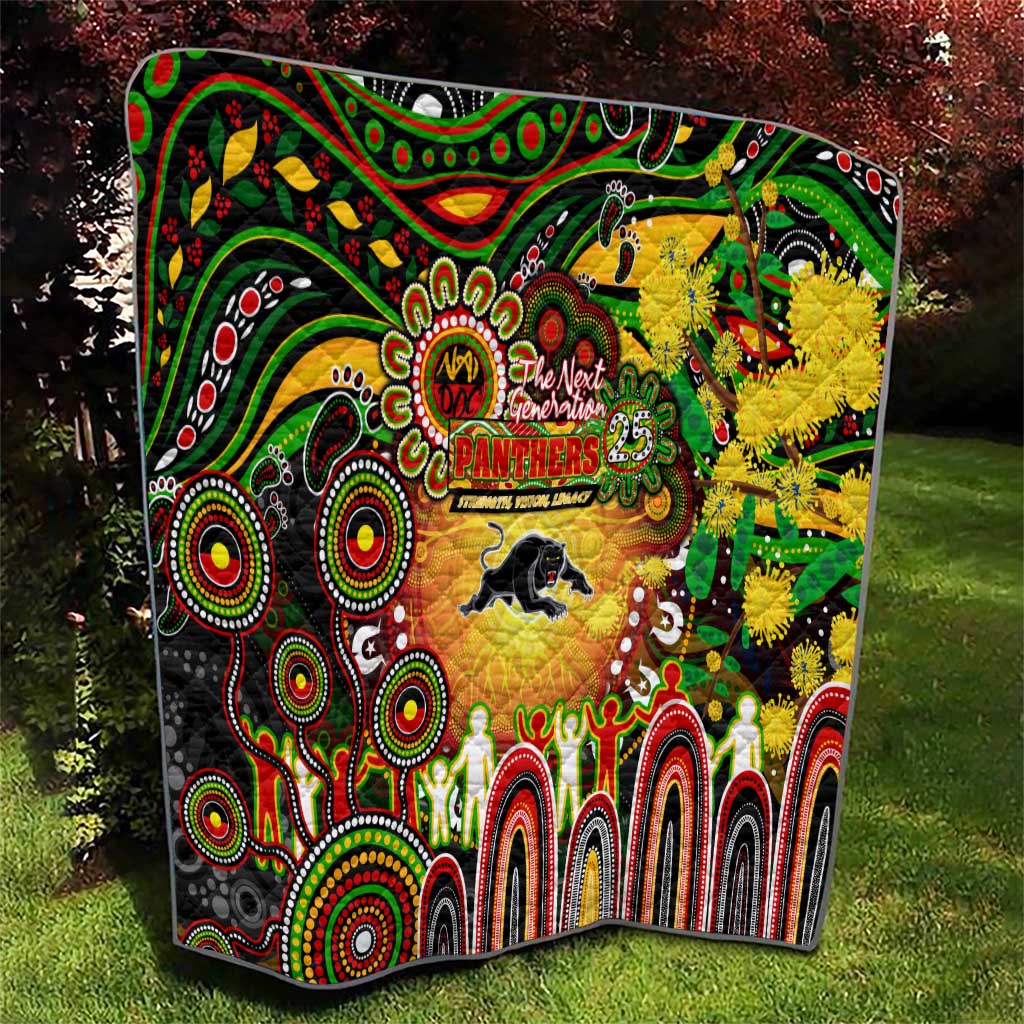 NAIDOC Week 2025 Panthers Rugby Quilt Aboriginal Dot Painting