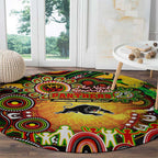 NAIDOC Week 2025 Panthers Rugby Round Carpet Aboriginal Dot Painting
