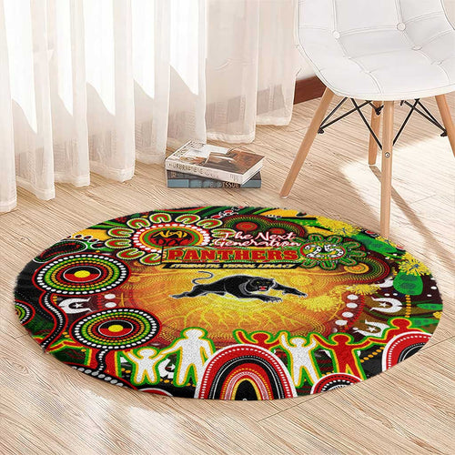 NAIDOC Week 2025 Panthers Rugby Round Carpet Aboriginal Dot Painting