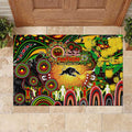 NAIDOC Week 2025 Panthers Rugby Rubber Doormat Aboriginal Dot Painting