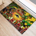 NAIDOC Week 2025 Panthers Rugby Rubber Doormat Aboriginal Dot Painting
