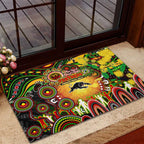 NAIDOC Week 2025 Panthers Rugby Rubber Doormat Aboriginal Dot Painting