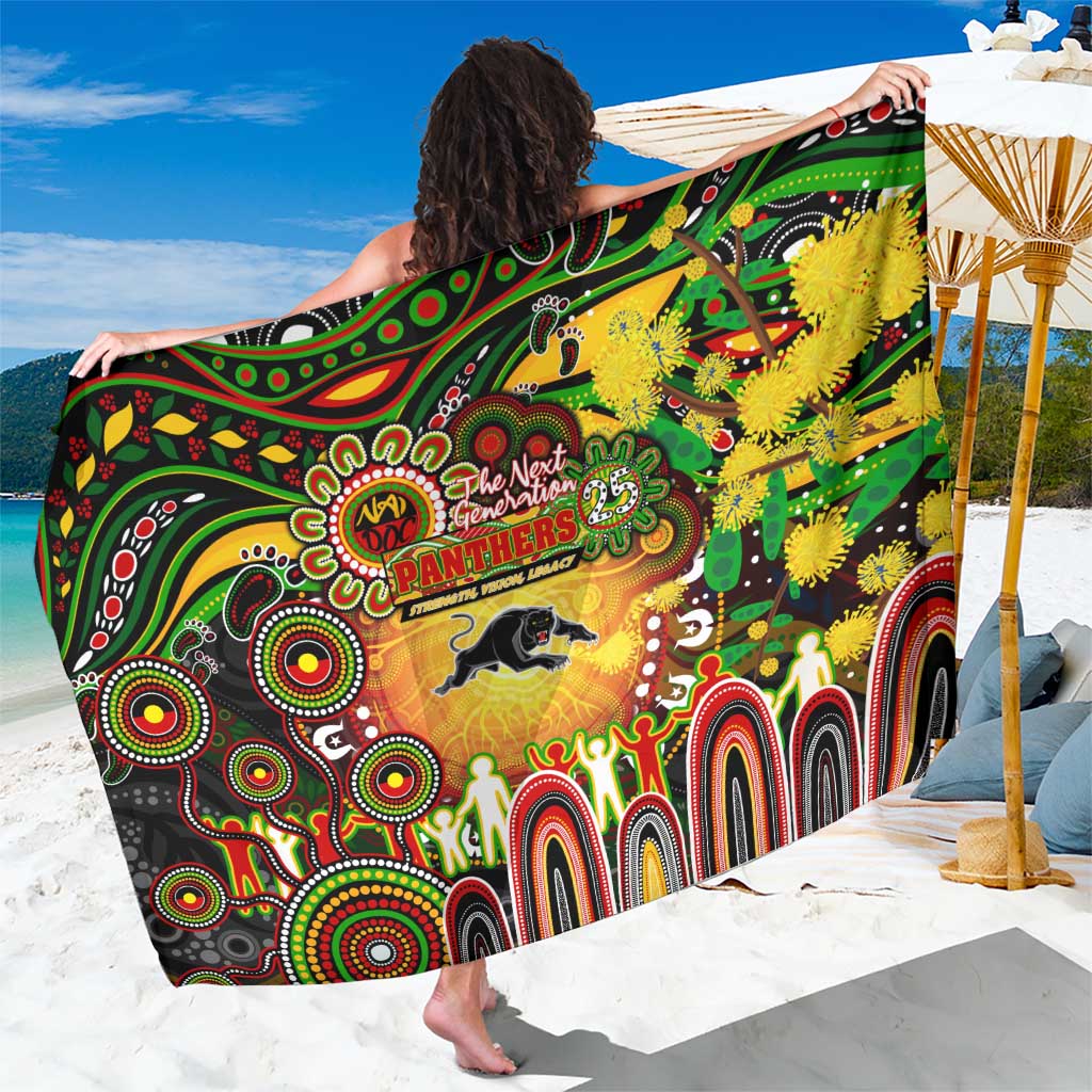 NAIDOC Week 2025 Panthers Rugby Sarong Aboriginal Dot Painting