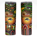 NAIDOC Week 2025 Panthers Rugby Skinny Tumbler Aboriginal Dot Painting