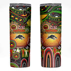 NAIDOC Week 2025 Panthers Rugby Skinny Tumbler Aboriginal Dot Painting