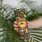 NAIDOC Week 2025 Panthers Rugby Skinny Tumbler Aboriginal Dot Painting