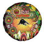 NAIDOC Week 2025 Panthers Rugby Spare Tire Cover Aboriginal Dot Painting