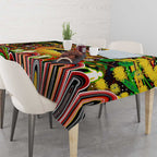 NAIDOC Week 2025 Panthers Rugby Tablecloth Aboriginal Dot Painting