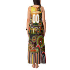 Personalised NAIDOC Week 2025 Panthers Rugby Tank Maxi Dress Aboriginal Dot Painting