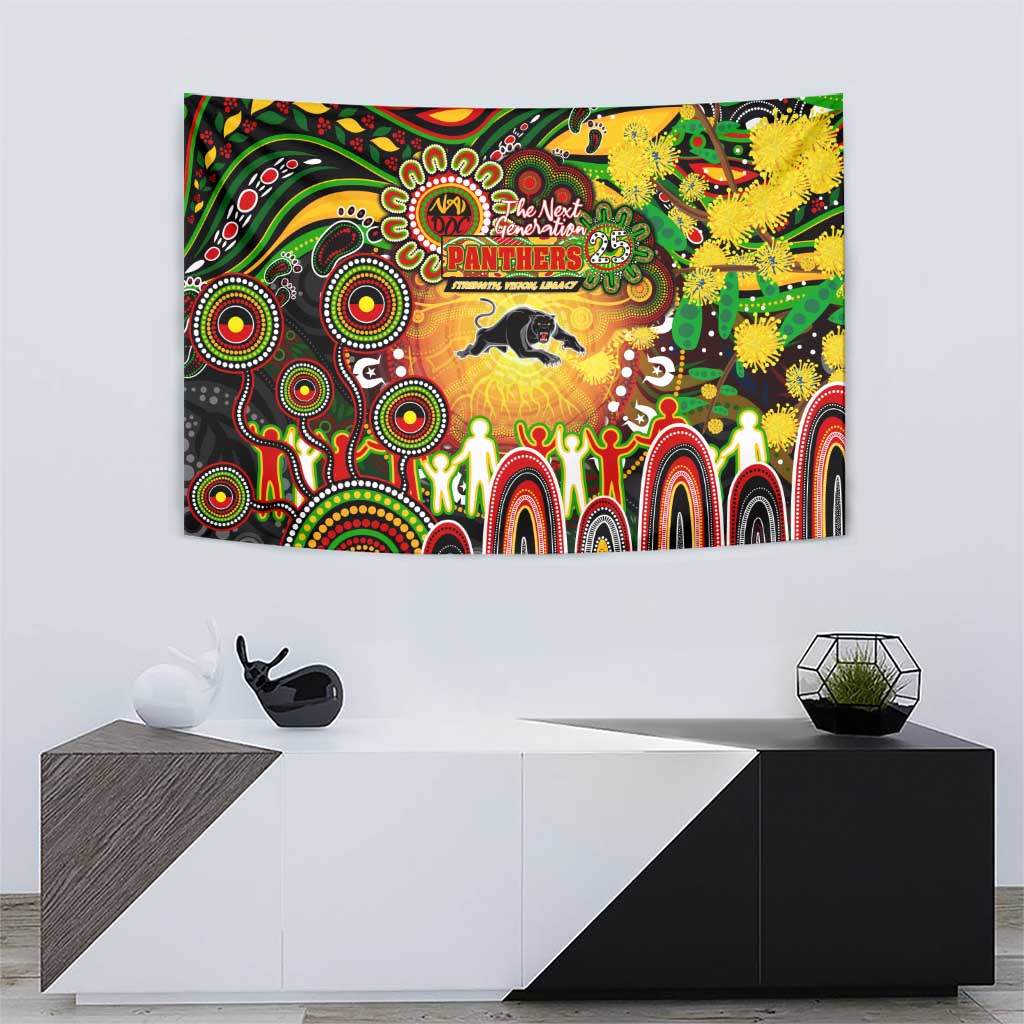 NAIDOC Week 2025 Panthers Rugby Tapestry Aboriginal Dot Painting