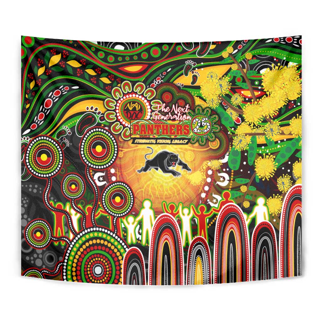 NAIDOC Week 2025 Panthers Rugby Tapestry Aboriginal Dot Painting