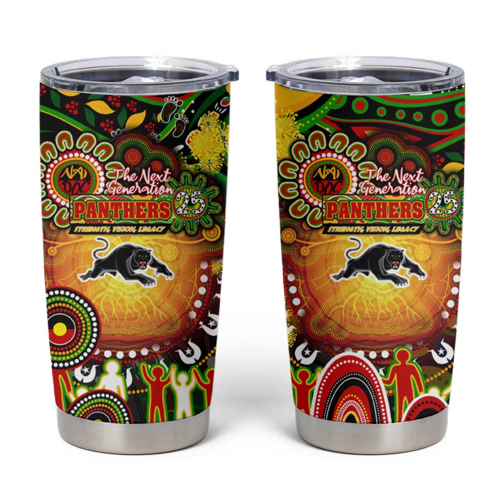 NAIDOC Week 2025 Panthers Rugby Tumbler Cup Aboriginal Dot Painting
